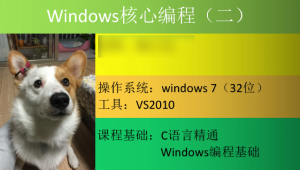 Windows核心编程视频课程（第二部分）